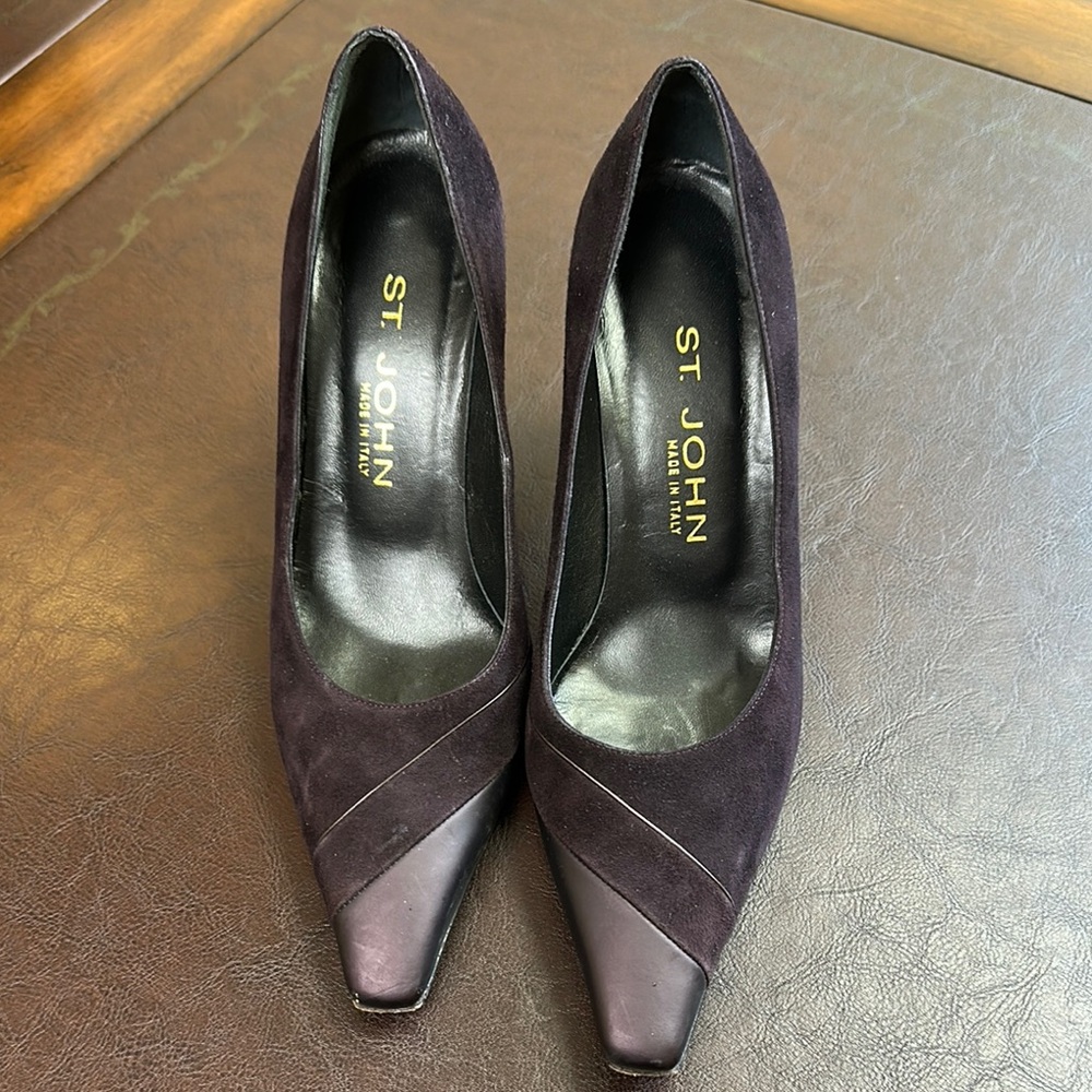 St. John Purple Suede  Women's Shoes